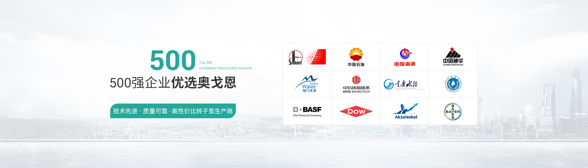 500強(qiáng)企業(yè)優(yōu)選奧戈恩轉(zhuǎn)子泵